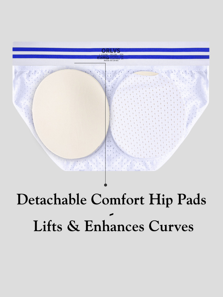 Men's Air Mesh Supportive Fit Seamless Comfort Briefs | dmunderwear detail image 4