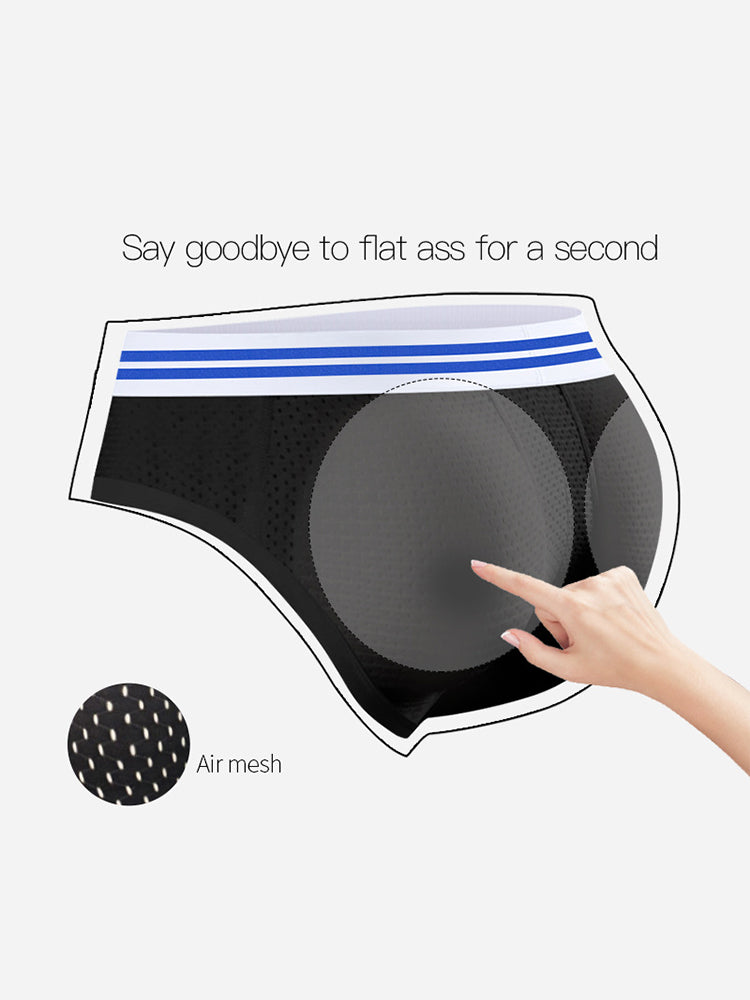 Men's Air Mesh Supportive Fit Seamless Comfort Briefs | dmunderwear detail image 9