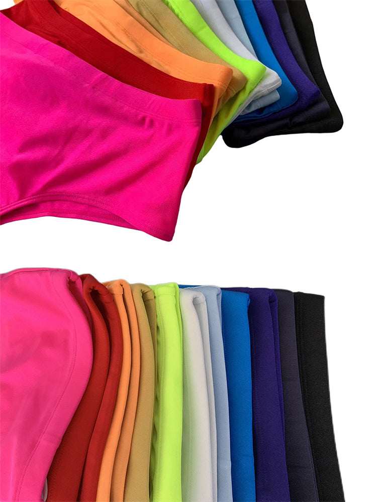 Men's Anti-Odor Sporty Cut Solid Color Swim Briefs | dmunderwear detail image 11