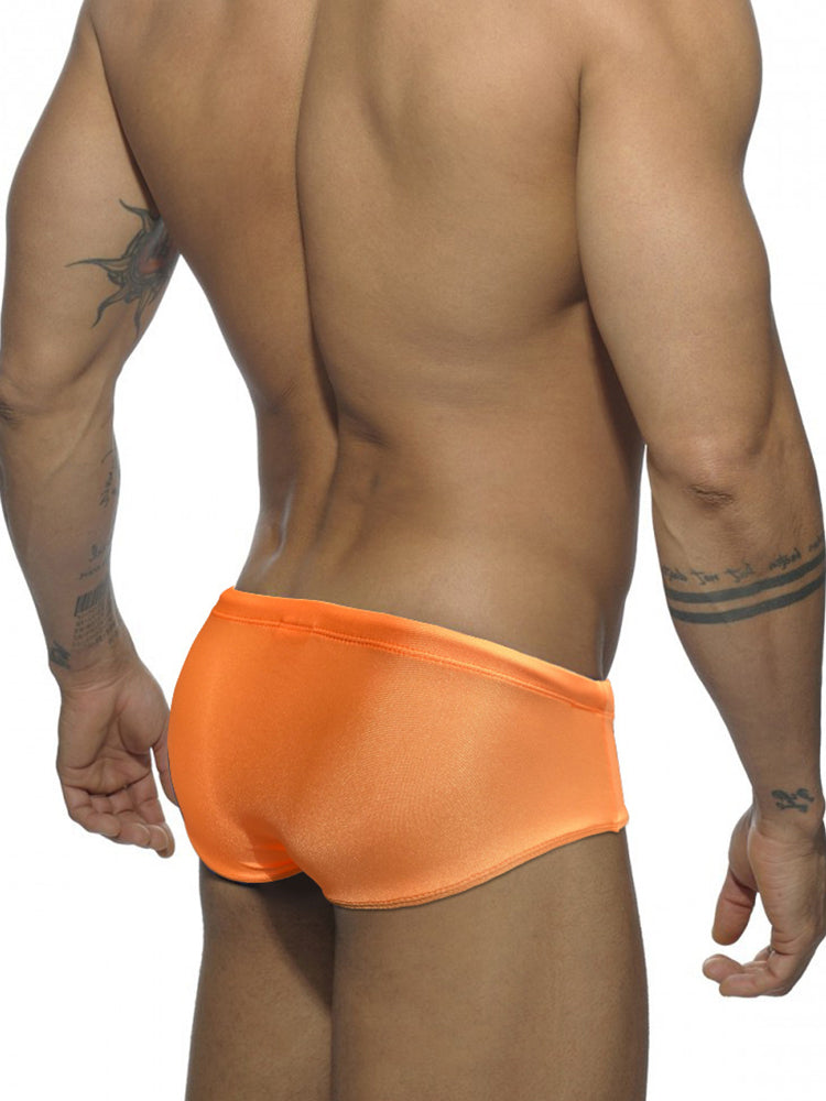 Men's Anti-Odor Sporty Cut Solid Color Swim Briefs | dmunderwear detail image 9