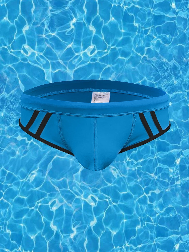 Men's Antibacterial Quick-Dry Expanded Pouch Swim Briefs | dmunderwear