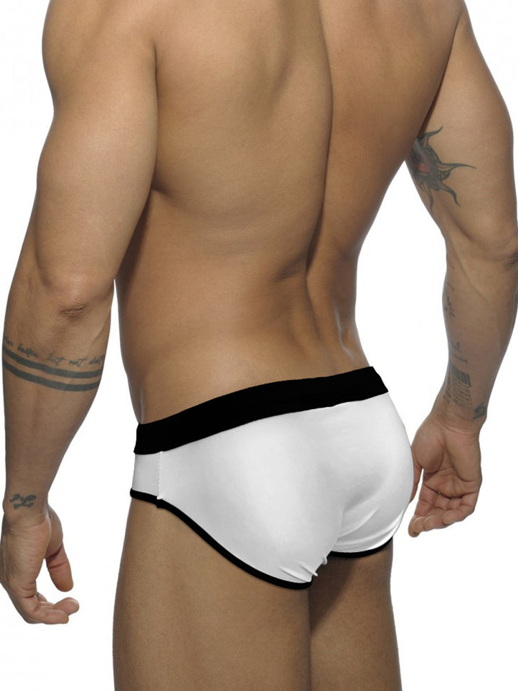 Men's Antibacterial Quick-Dry Expanded Pouch Swim Briefs | dmunderwear detail image 11