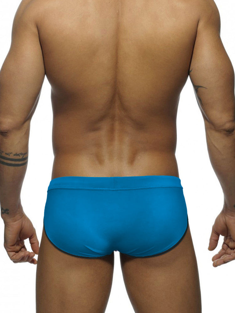 Men's Antibacterial Quick-Dry Expanded Pouch Swim Briefs | dmunderwear detail image 6