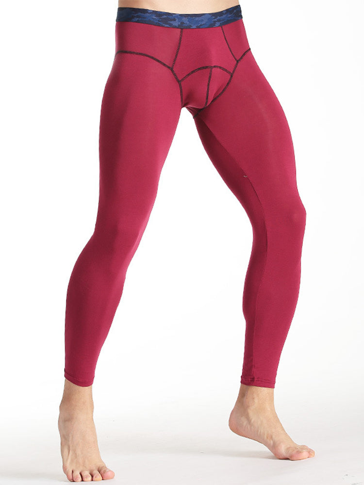 Men's Autumn Johns Underwear 2 in 1 Design Warm Polyester Tights | dmunderwear detail image 12