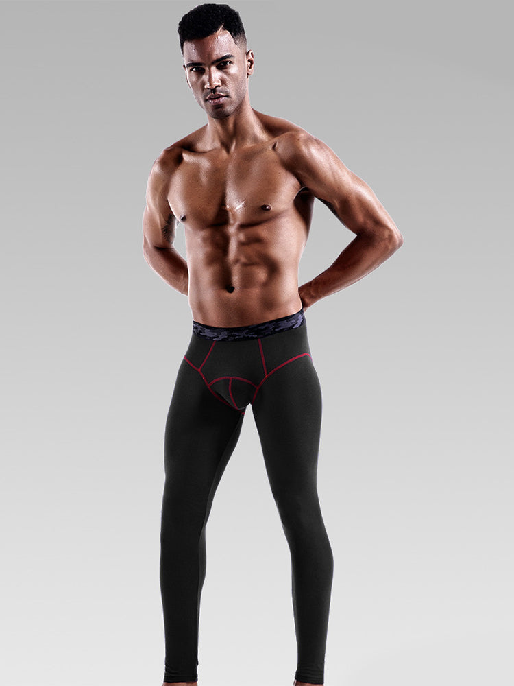 Men's Autumn Johns Underwear 2 in 1 Design Warm Polyester Tights | dmunderwear detail image 15