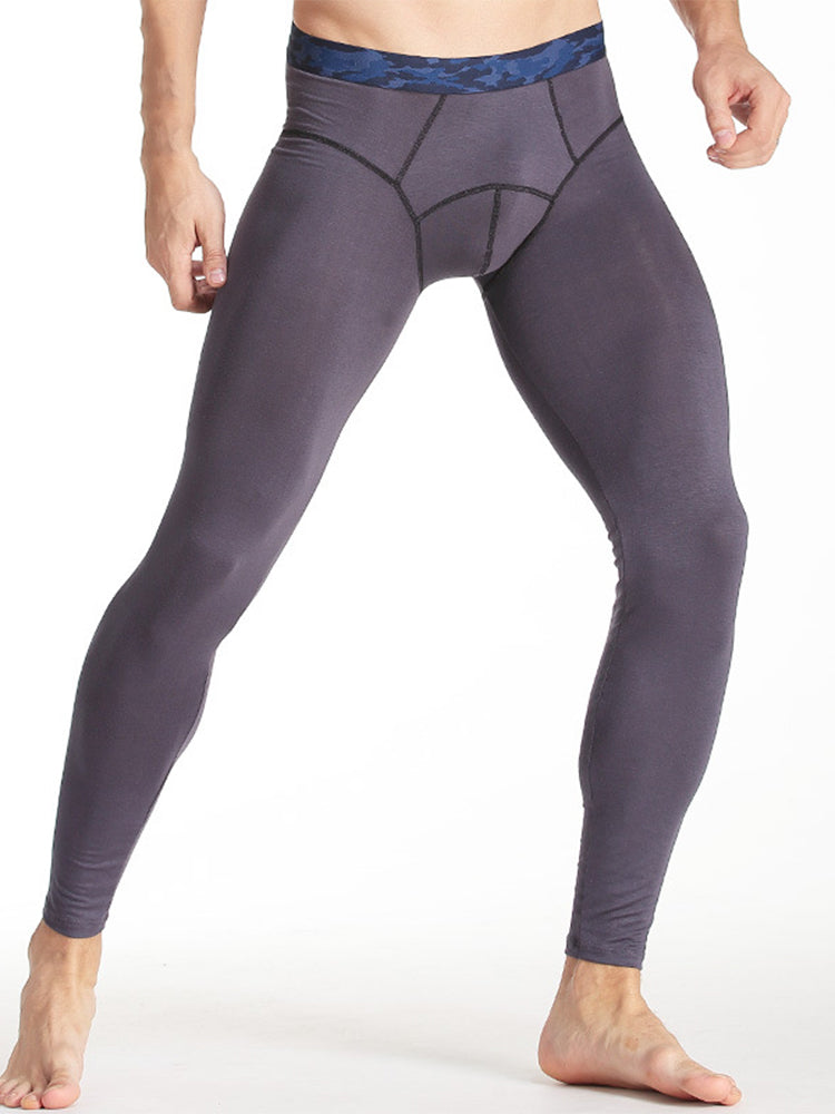 Men's Autumn Johns Underwear 2 in 1 Design Warm Polyester Tights | dmunderwear detail image 20