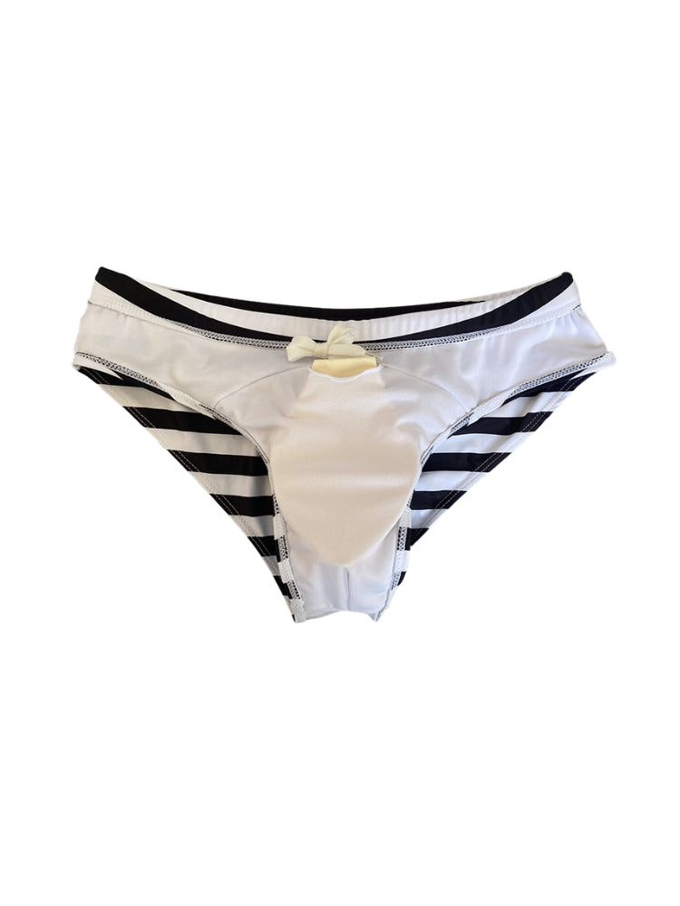 Men's Bold Prints Antibacterial Low-Rise Swim Briefs | dmunderwear detail image 13