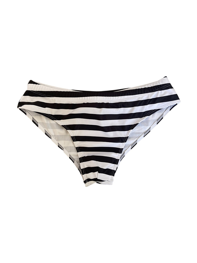 Men's Bold Prints Antibacterial Low-Rise Swim Briefs | dmunderwear detail image 2
