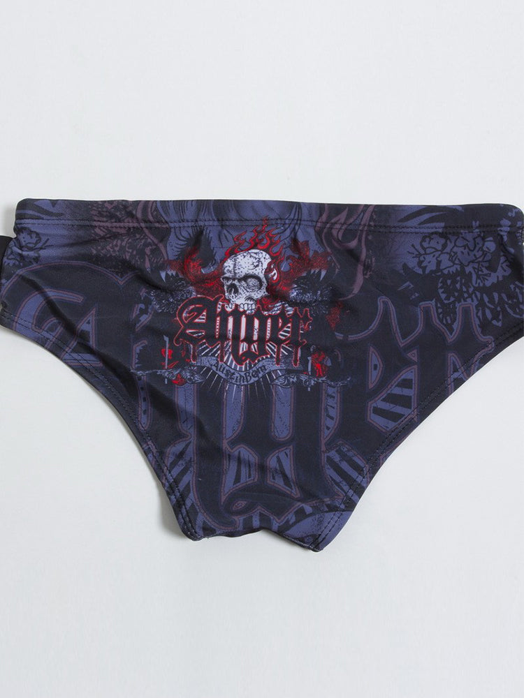 Men's Bold Prints Full Coverage Eco-Friendly Swim Trunks | dmunderwear detail image 18