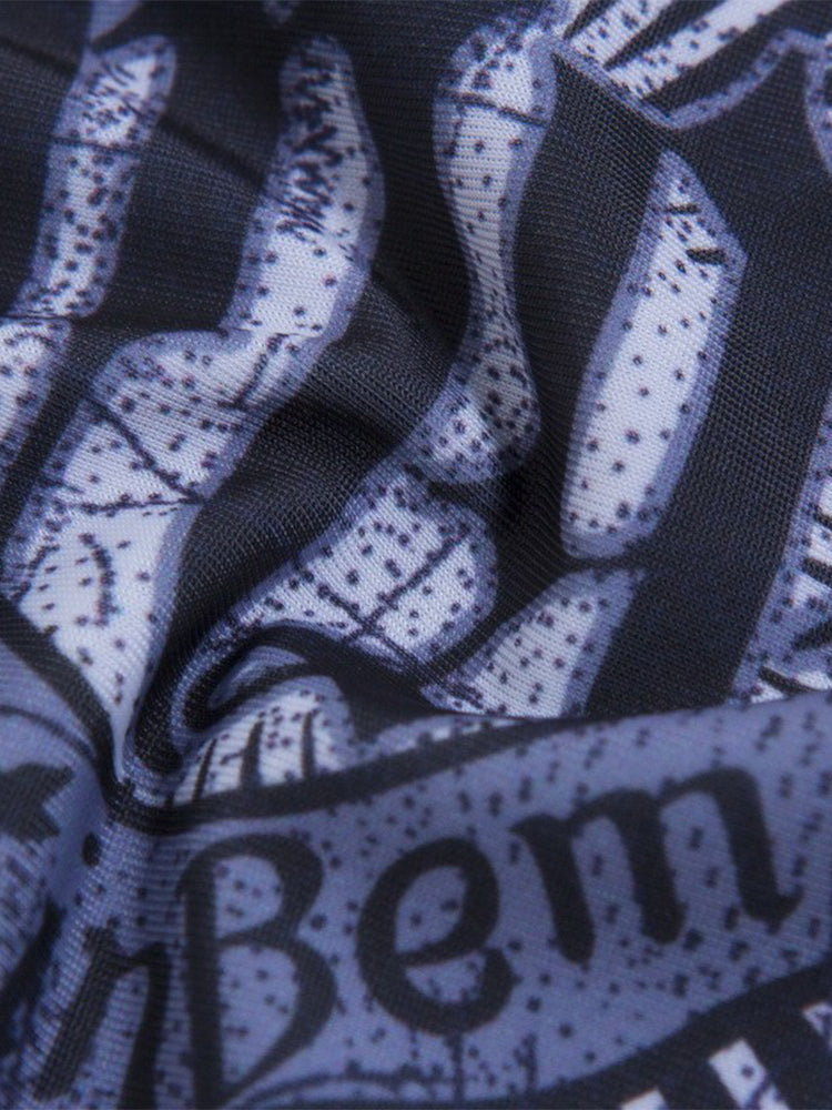 Men's Bold Prints Full Coverage Eco-Friendly Swim Trunks | dmunderwear detail image 20