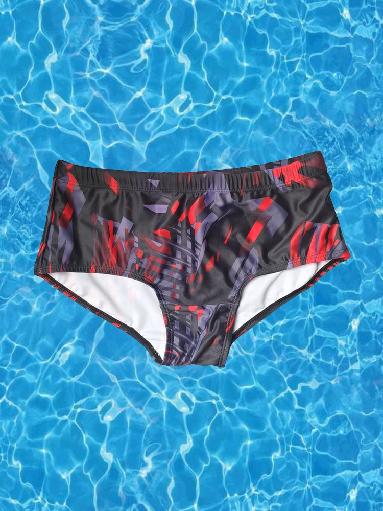 Men's Bold Prints Odor-Control Comfortable & Supportive Swim Briefs | dmunderwear