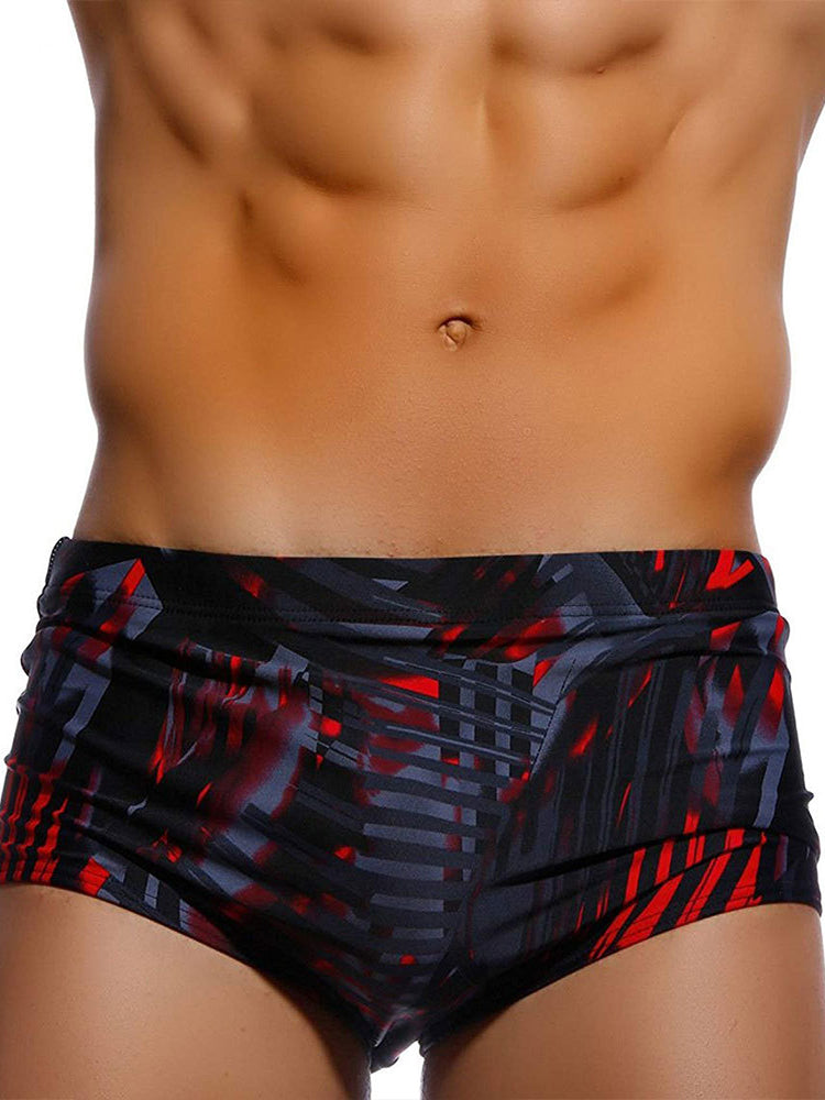 Men's Bold Prints Odor-Control Comfortable & Supportive Swim Briefs | dmunderwear detail image 2
