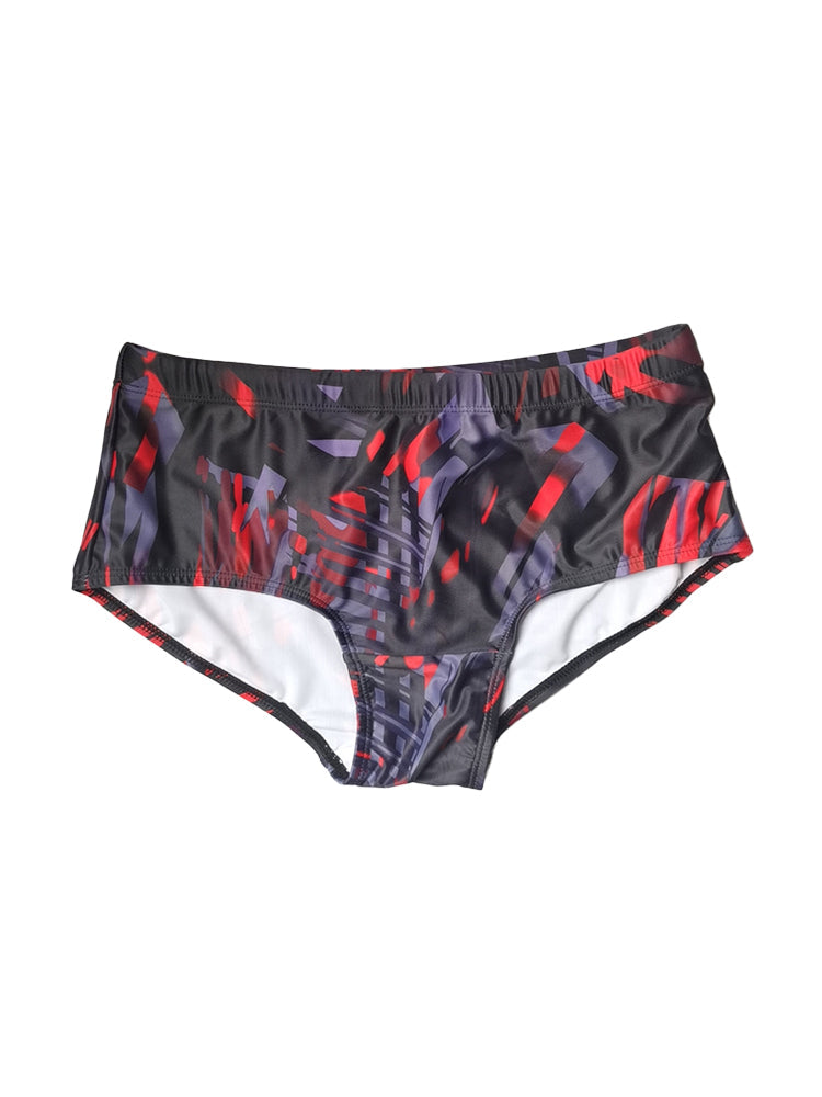 Men's Bold Prints Odor-Control Comfortable & Supportive Swim Briefs | dmunderwear detail image 5