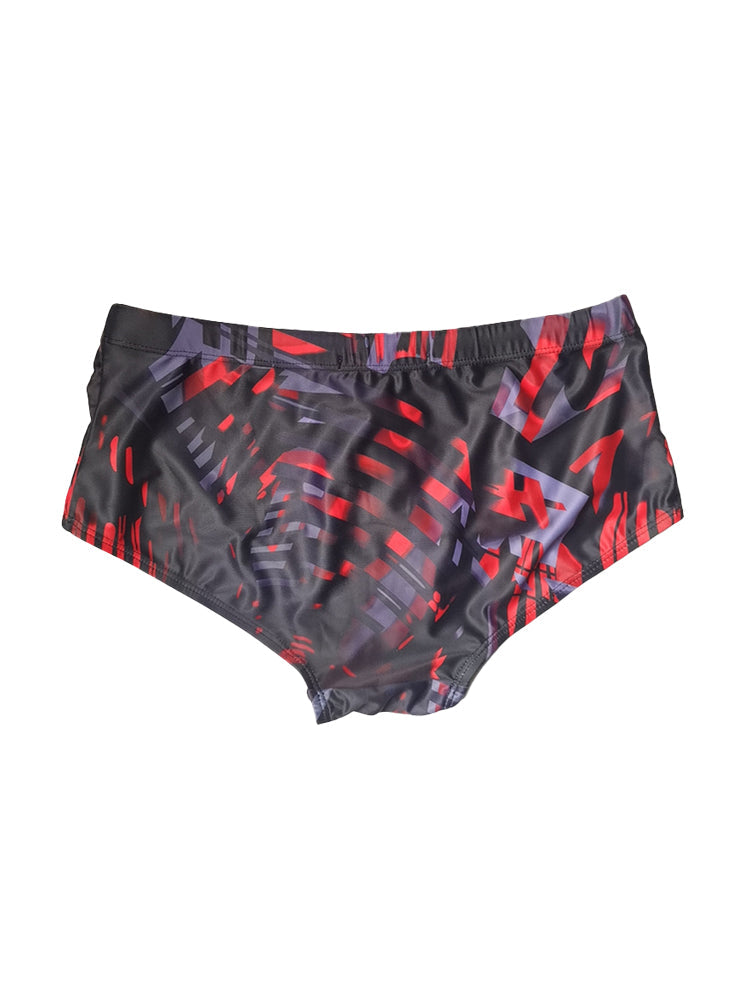 Men's Bold Prints Odor-Control Comfortable & Supportive Swim Briefs | dmunderwear detail image 6