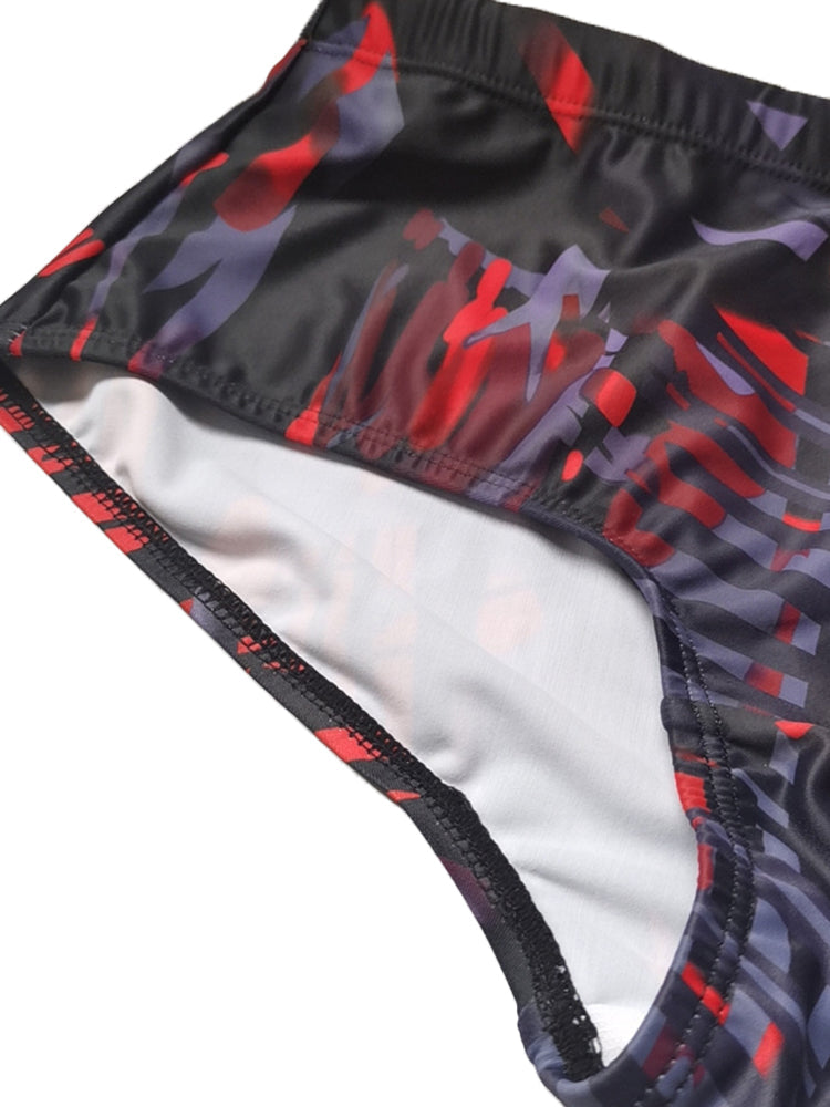 Men's Bold Prints Odor-Control Comfortable & Supportive Swim Briefs | dmunderwear detail image 8