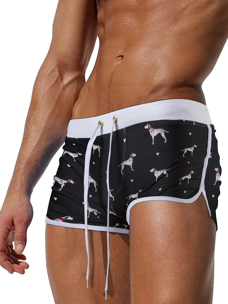 Men's Bold Prints Quick-Dry Pocket Swim Shorts & Trunks | dmunderwear detail image 10
