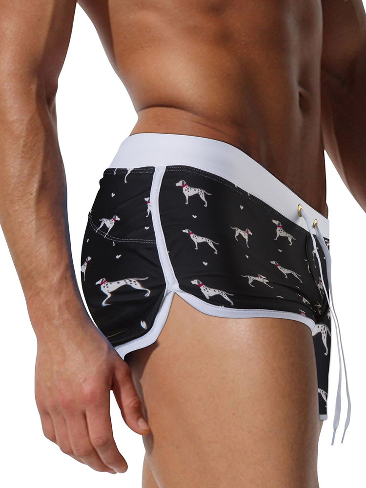 Men's Bold Prints Quick-Dry Pocket Swim Shorts & Trunks | dmunderwear detail image 11