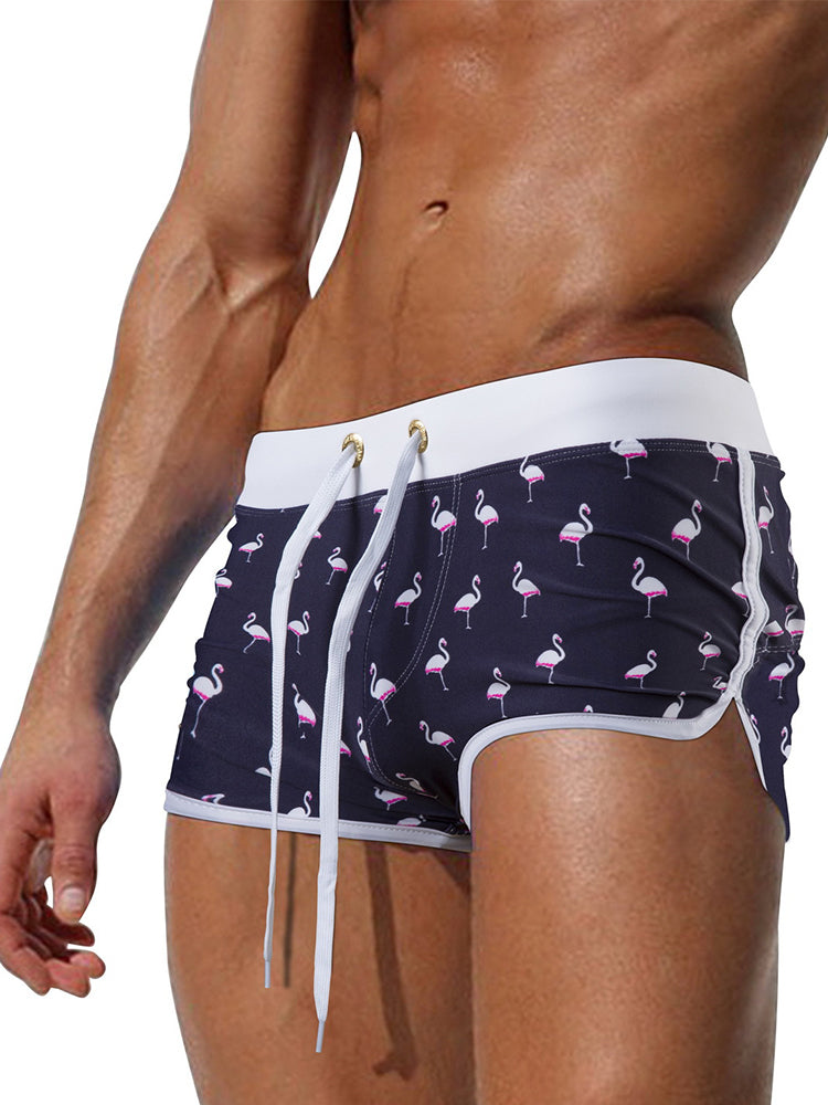 Men's Bold Prints Quick-Dry Pocket Swim Shorts & Trunks | dmunderwear detail image 14