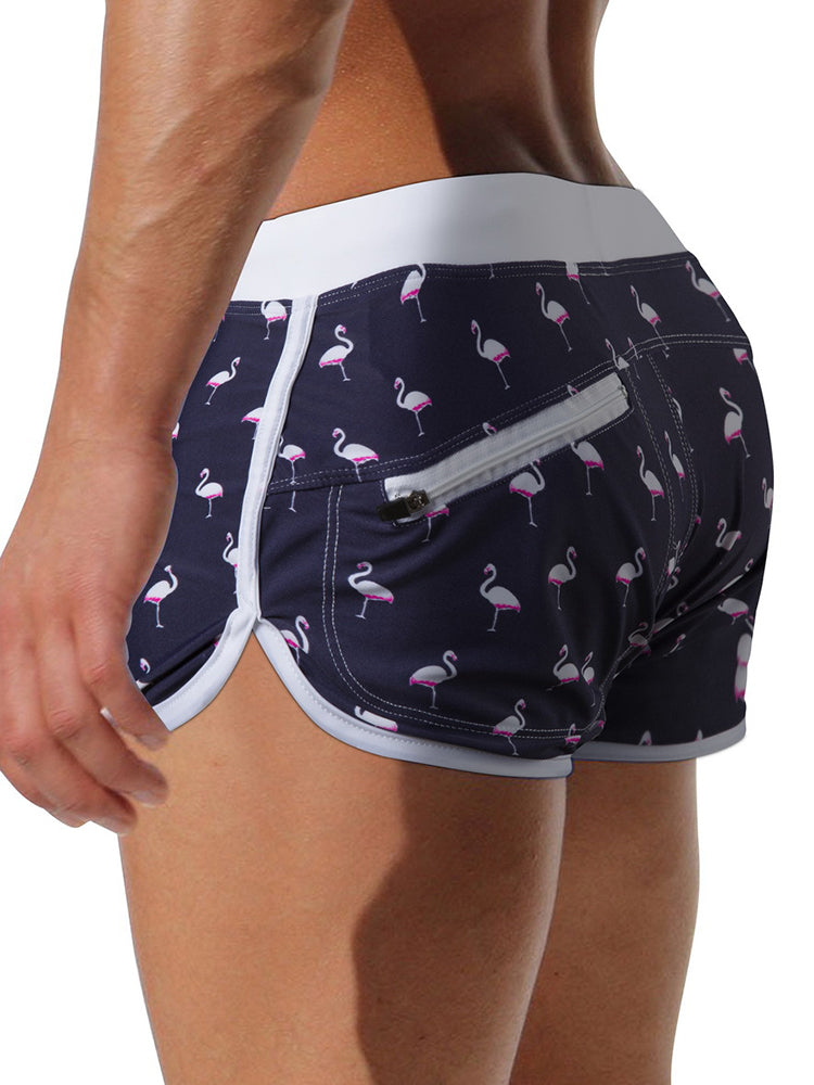 Men's Bold Prints Quick-Dry Pocket Swim Shorts & Trunks | dmunderwear detail image 15