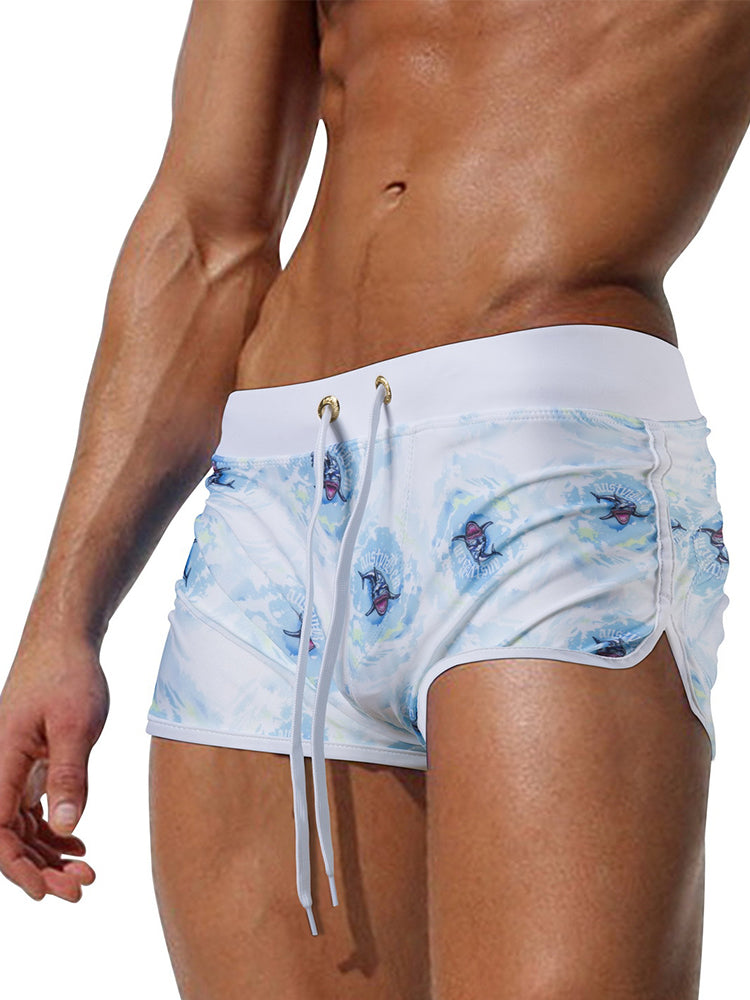 Men's Bold Prints Quick-Dry Pocket Swim Shorts & Trunks | dmunderwear detail image 20