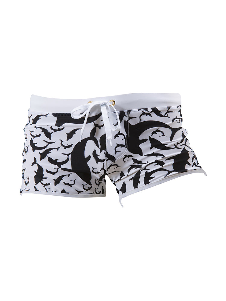 Men's Bold Prints Quick-Dry Pocket Swim Shorts & Trunks | dmunderwear detail image 7
