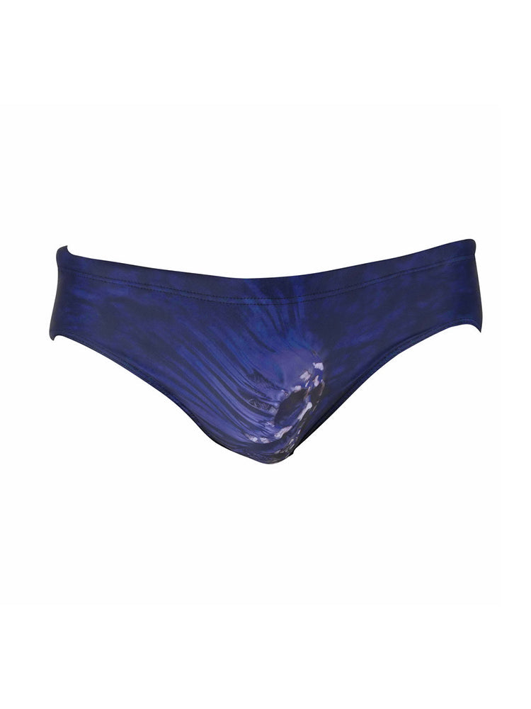 Men's Bold Prints Sporty Cut Anti-Chafing UV Protection Swim Briefs | dmunderwear detail image 17