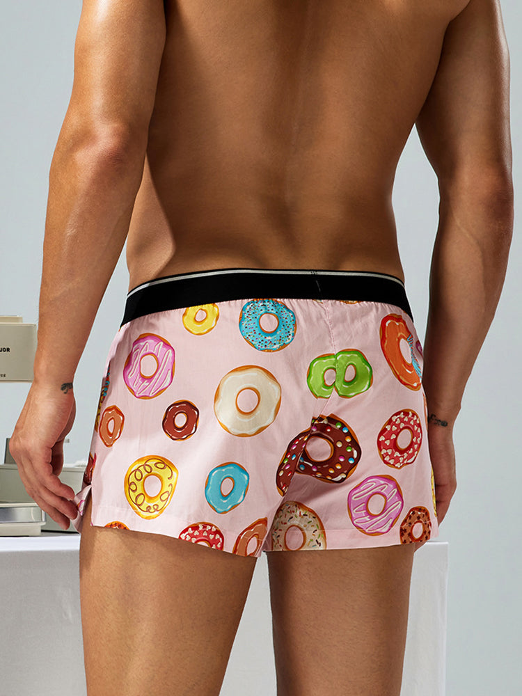 Men's Breathable Loose Fit Homewear Lounge Boxer | dmunderwear detail image 6
