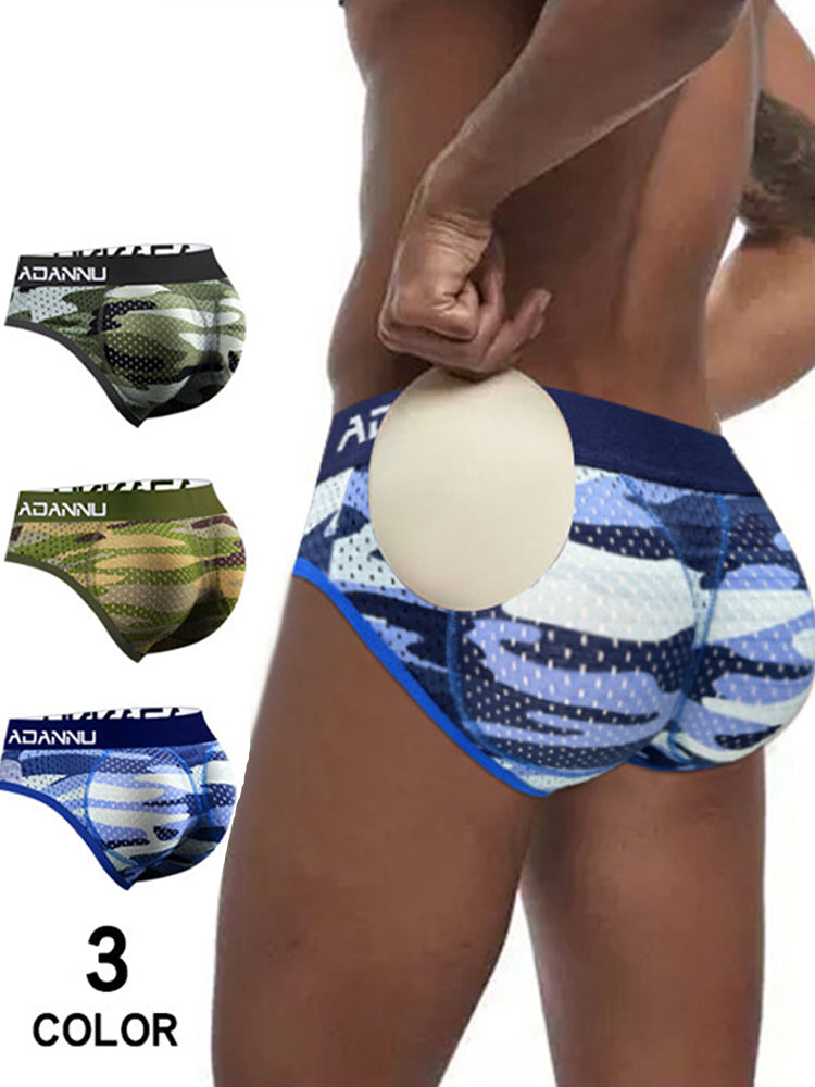 Men's Breathable Mesh Hip-Lifting Briefs | dmunderwear detail image 3
