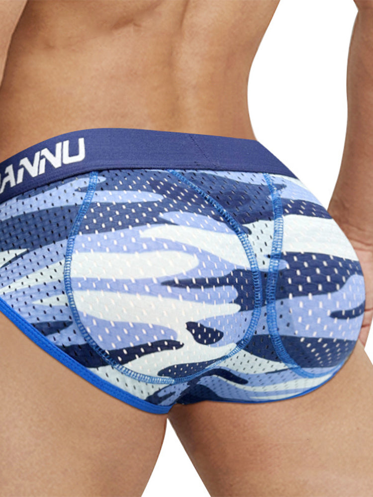 Men's Breathable Mesh Hip-Lifting Briefs | dmunderwear detail image 4