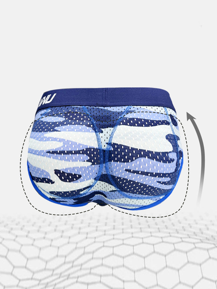 Men's Breathable Mesh Hip-Lifting Briefs | dmunderwear detail image 6