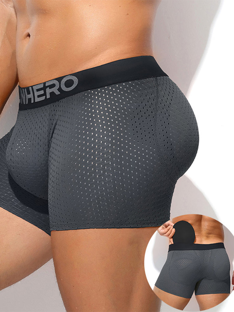 Men's Breathable Mesh Odor-Control Quick-Dry Stretch Fit Trunks | dmunderwear detail image 12
