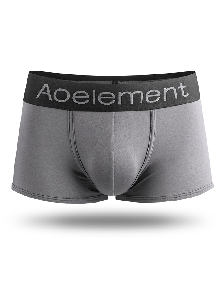4 Pack Men's Breathable Plain Pouch Trunks | dmunderwear detail image 17
