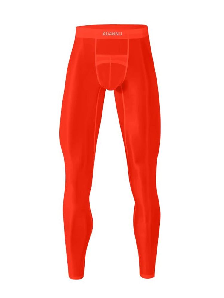 Men's Lightweight Semi-See-Through Sports Pants with Spacious Pouch | dmunderwear detail image 19