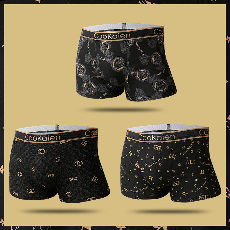 Men's briefs Breathable sport shorts Light luxury briefs Men's boxer shorts head | dmunderwear detail image 10