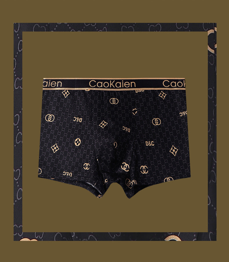 Men's briefs Breathable sport shorts Light luxury briefs Men's boxer shorts head | dmunderwear detail image 12