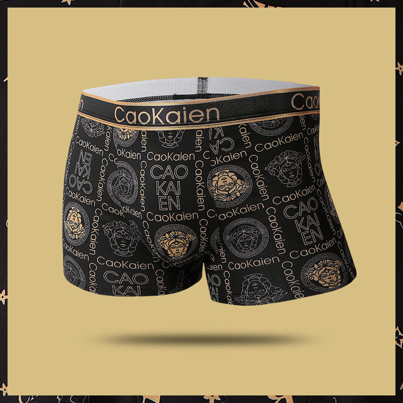 Men's briefs Breathable sport shorts Light luxury briefs Men's boxer shorts head | dmunderwear detail image 7