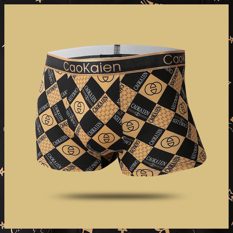 Men's briefs Breathable sport shorts Light luxury briefs Men's boxer shorts head | dmunderwear detail image 9