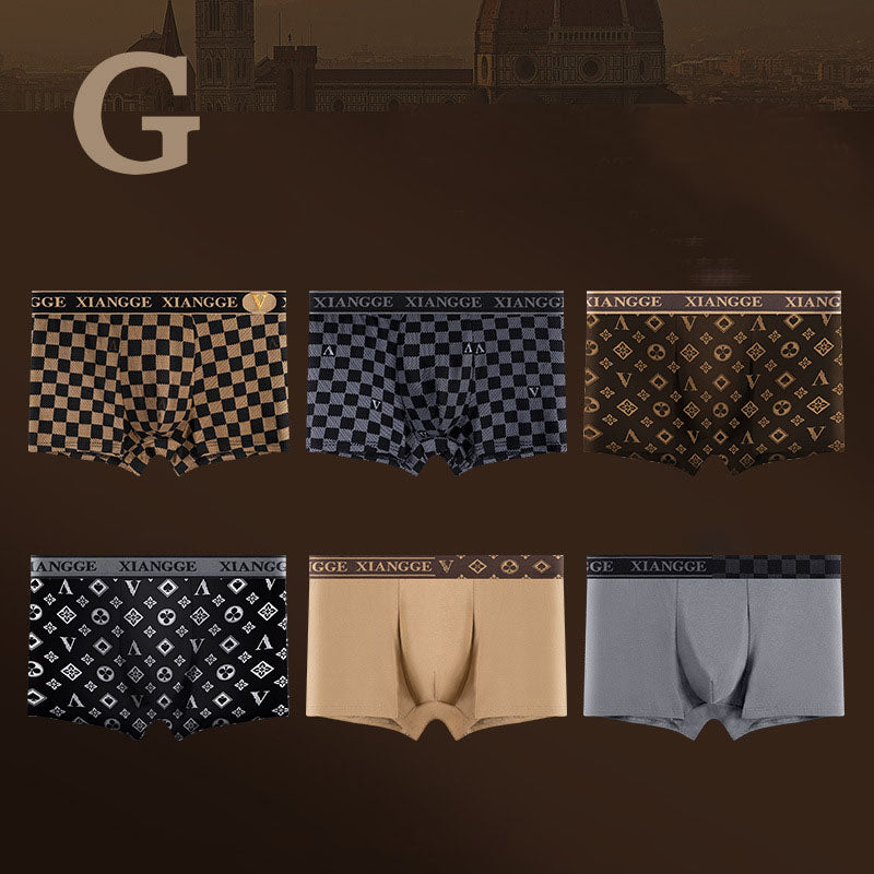Men's briefs Warm Modal thin boxer shorts Boxer briefs | dmunderwear detail image 3