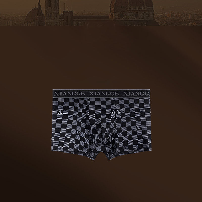 Men's briefs Warm Modal thin boxer shorts Boxer briefs | dmunderwear detail image 9