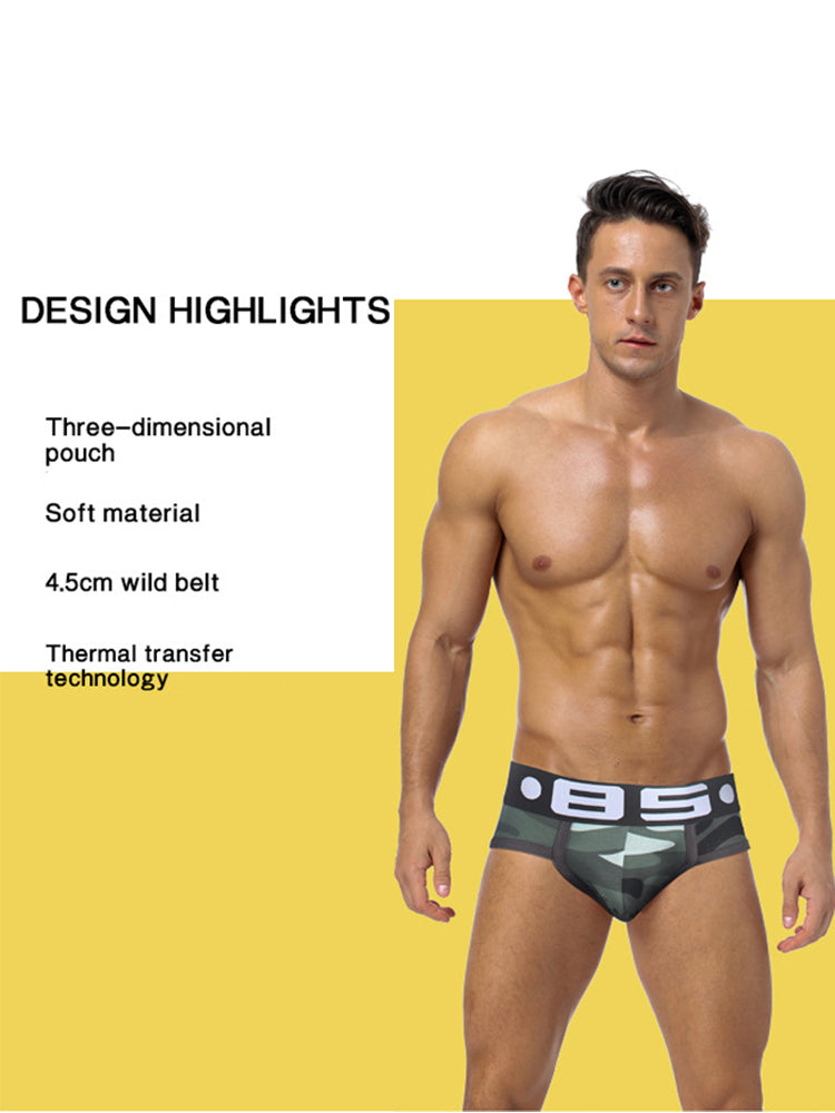 Men's Camouflage Low-Rise Sport brief | dmunderwear detail image 2