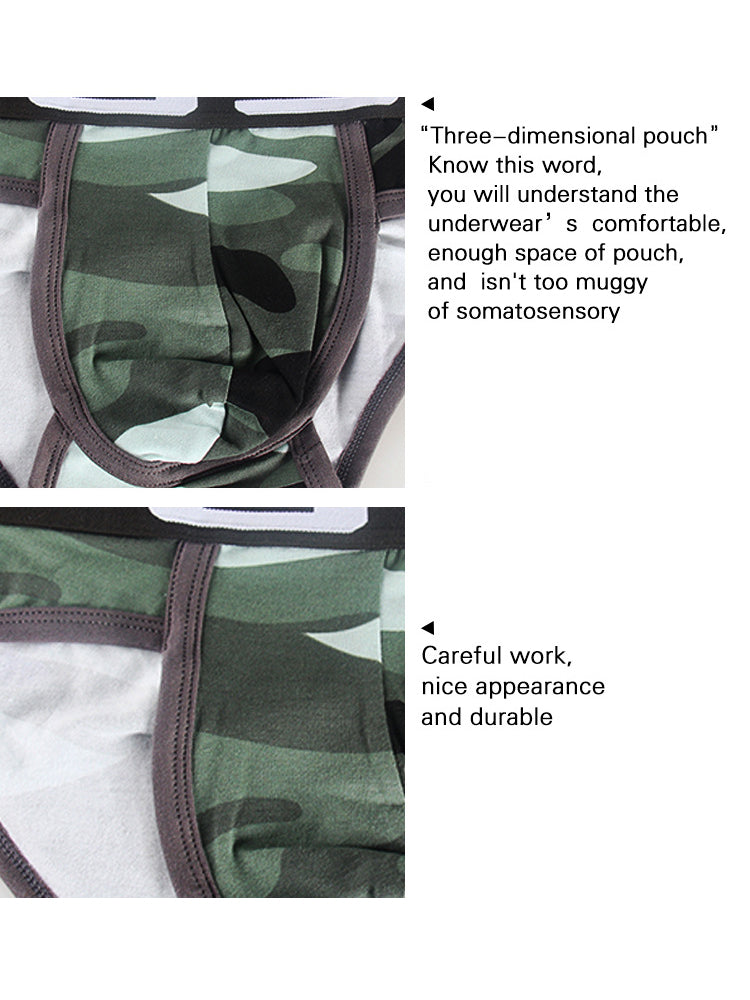 Men's Camouflage Low-Rise Sport brief | dmunderwear detail image 7