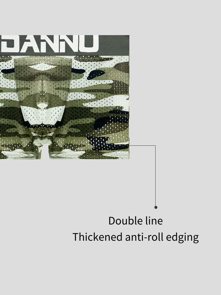 Men's Camouflage Removable Hip Pad Boxer Briefs | dmunderwear detail image 11
