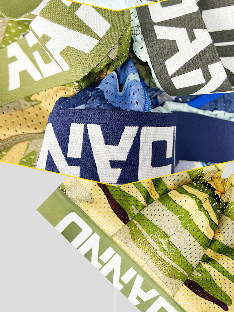 Men's Camouflage Removable Hip Pad Boxer Briefs | dmunderwear detail image 12