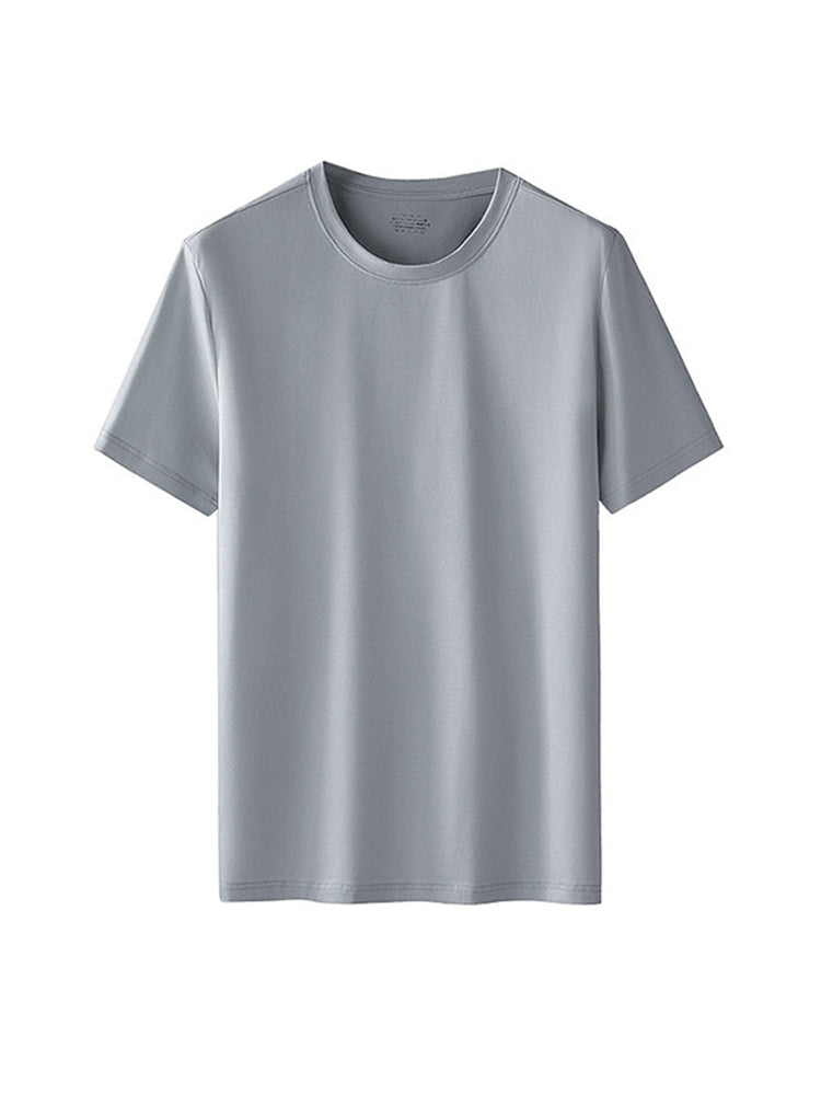 Men's Casual Anti-Bacterial Versatile Round-Neck T-Shirt | dmunderwear detail image 17