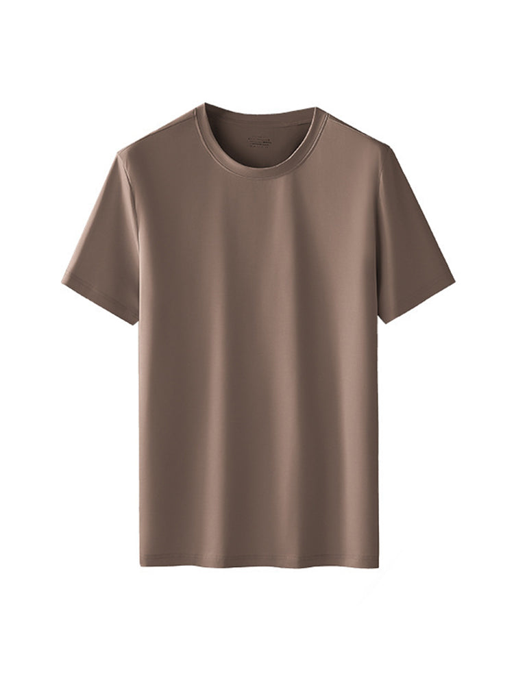 Men's Casual Anti-Bacterial Versatile Round-Neck T-Shirt | dmunderwear detail image 20