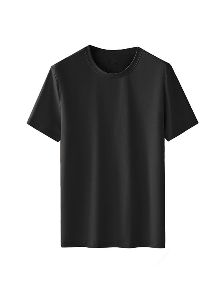 Men's Casual Anti-Bacterial Versatile Round-Neck T-Shirt | dmunderwear detail image 7