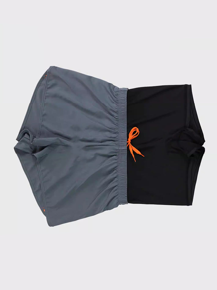 Men's Casual Athletic Shorts with Zipper Pockets and Lining | dmunderwear detail image 8