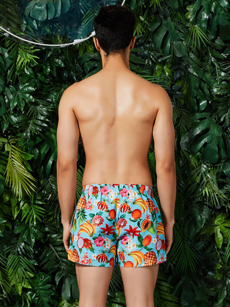 Men's Casual Breathable Print Beach Boxers | dmunderwear detail image 14