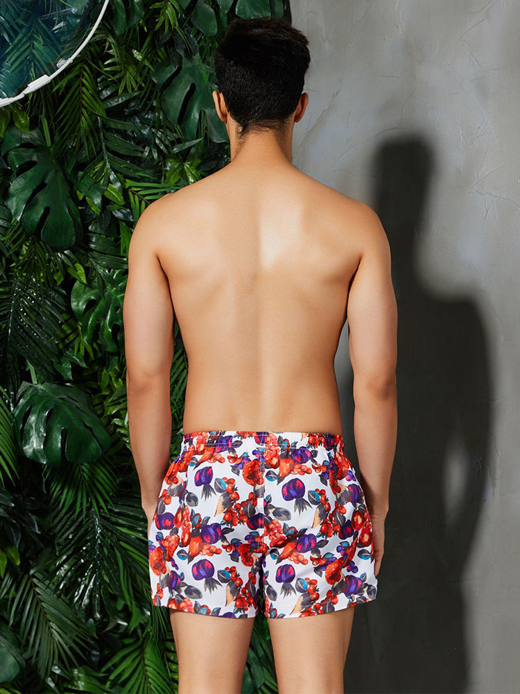 Men's Casual Breathable Print Beach Boxers | dmunderwear detail image 9