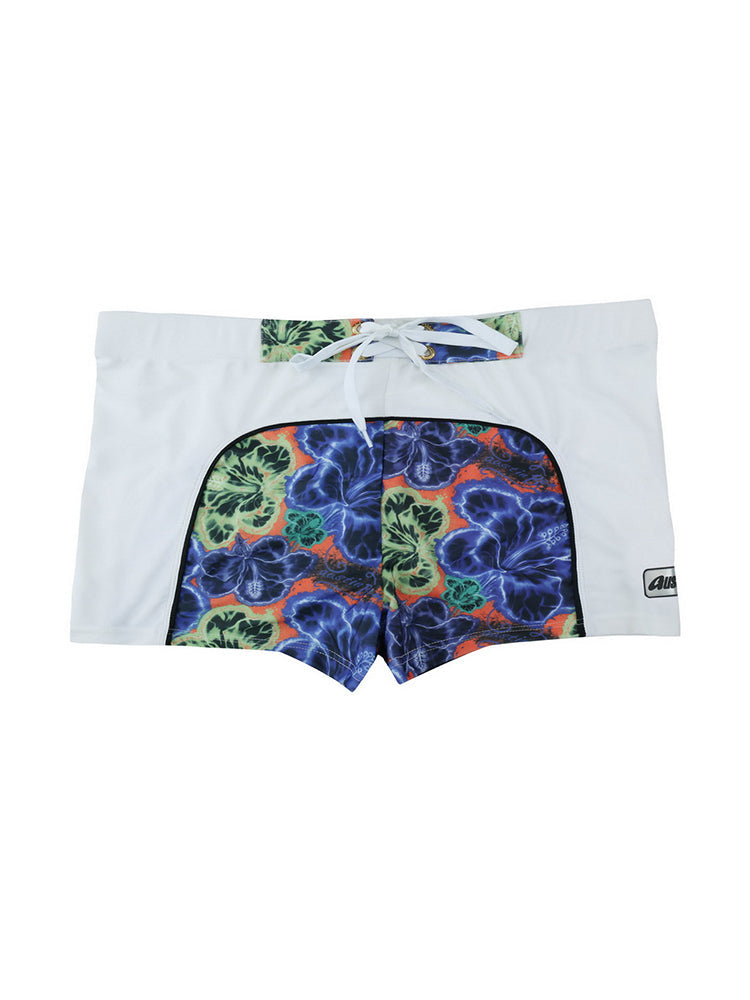 Men's Comfy Waistband Stay-Put Fit Bold Prints Swim Shorts & Trunks | dmunderwear detail image 12